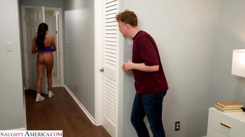 My Stepsisters Hot Friend Selina Bentz Plays With Her Wet Pussy Before Taking Dick From Friends Stepbrother