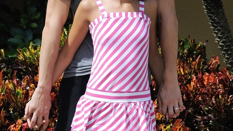 FTV Girls, Mishka kisses a guy before bending over him and sucking his dick