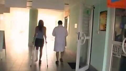 Awesome brunette bimbo Molly fucking