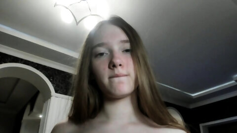 Small titted teen amateur rides dong