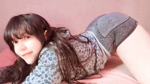 Cute young girl shows her body and masturbate - Hana Lily